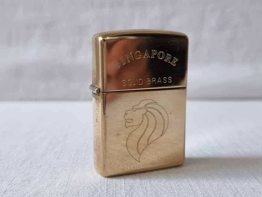 Zippo solid brass 1993